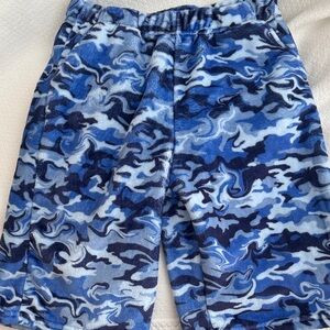 Kids Blue Camouflage Shorts